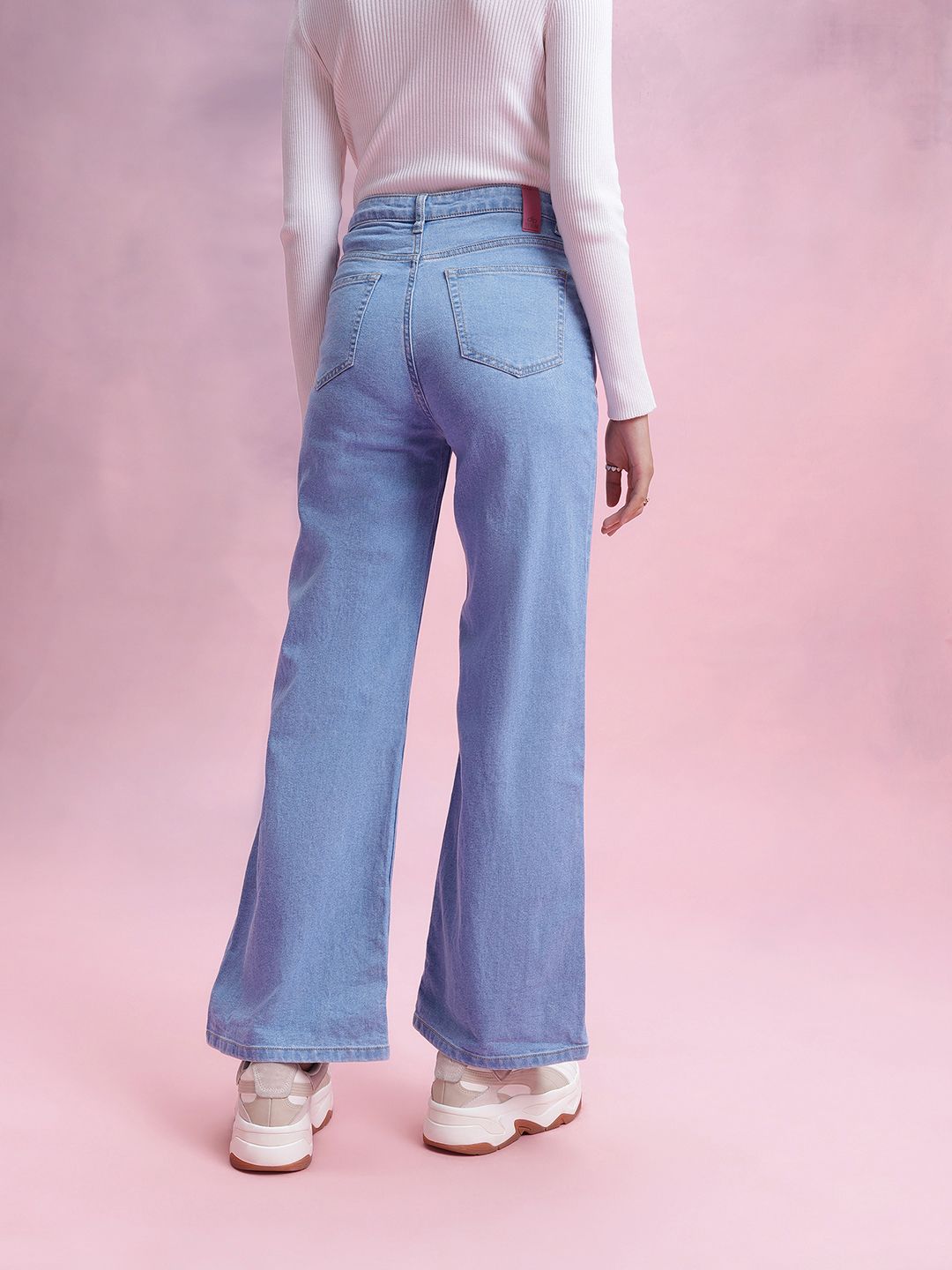 DressBerry Women High-Rise Stretchable Flared Jeans