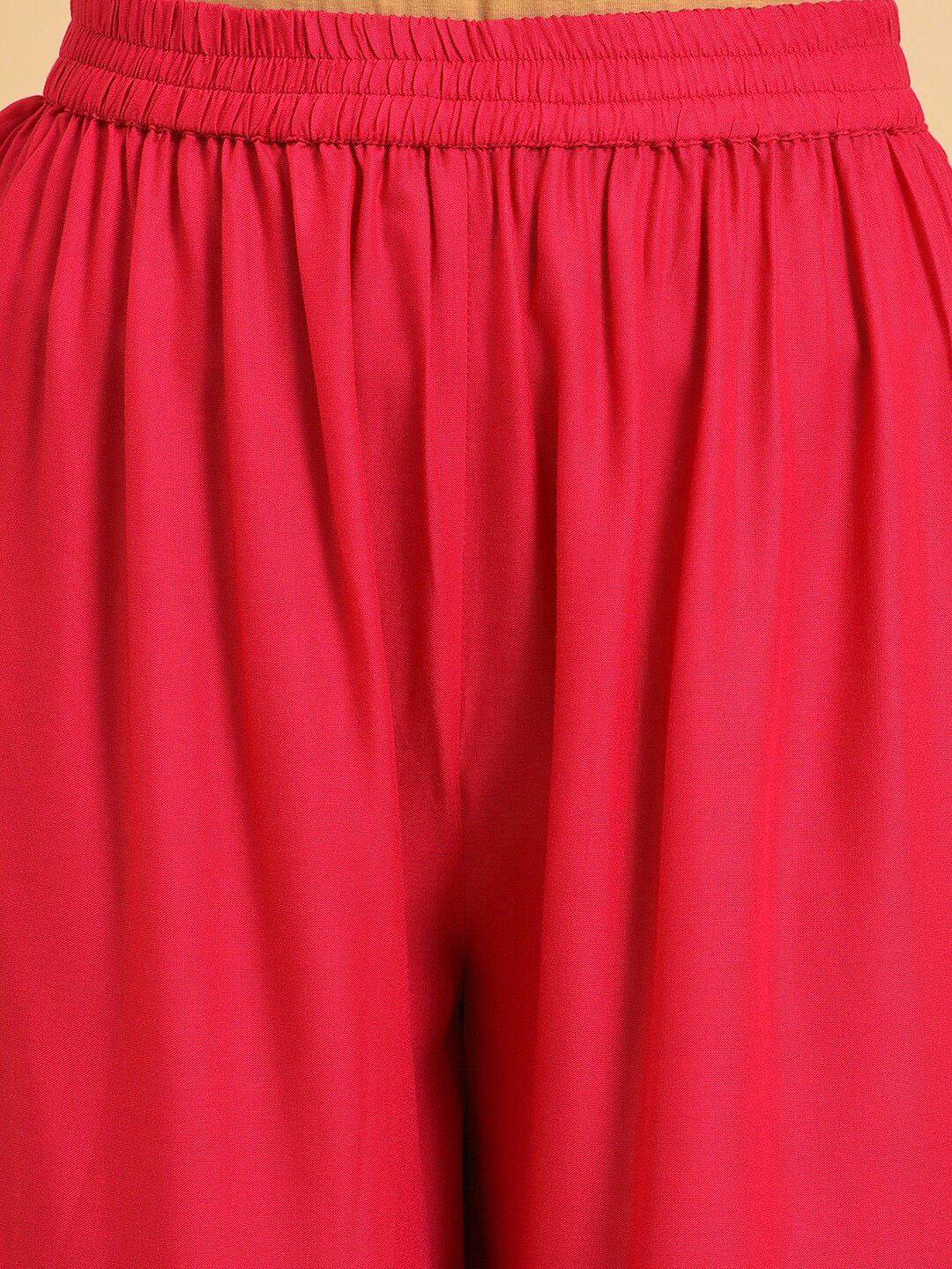 W Women Geometric Printed Flared Ethnic Sharara Pants