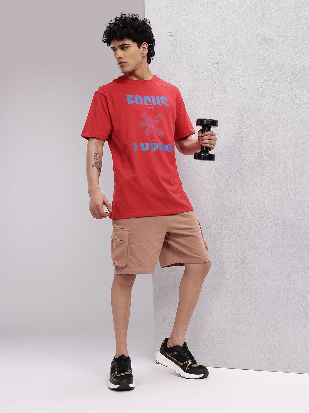 HRX by Hrithik Roshan Men Printed Training T-shirt