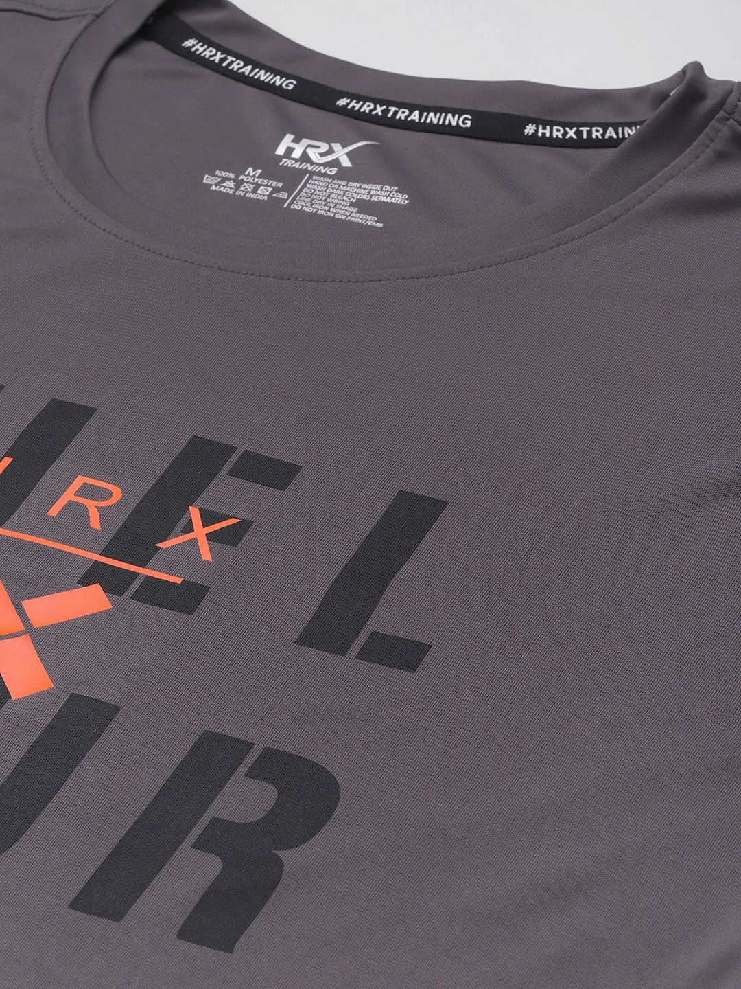 HRX by Hrithik Roshan Printed Rapid-Dry Training T-shirt