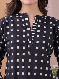 KALINI Women Black Pure Cotton Co-Ords