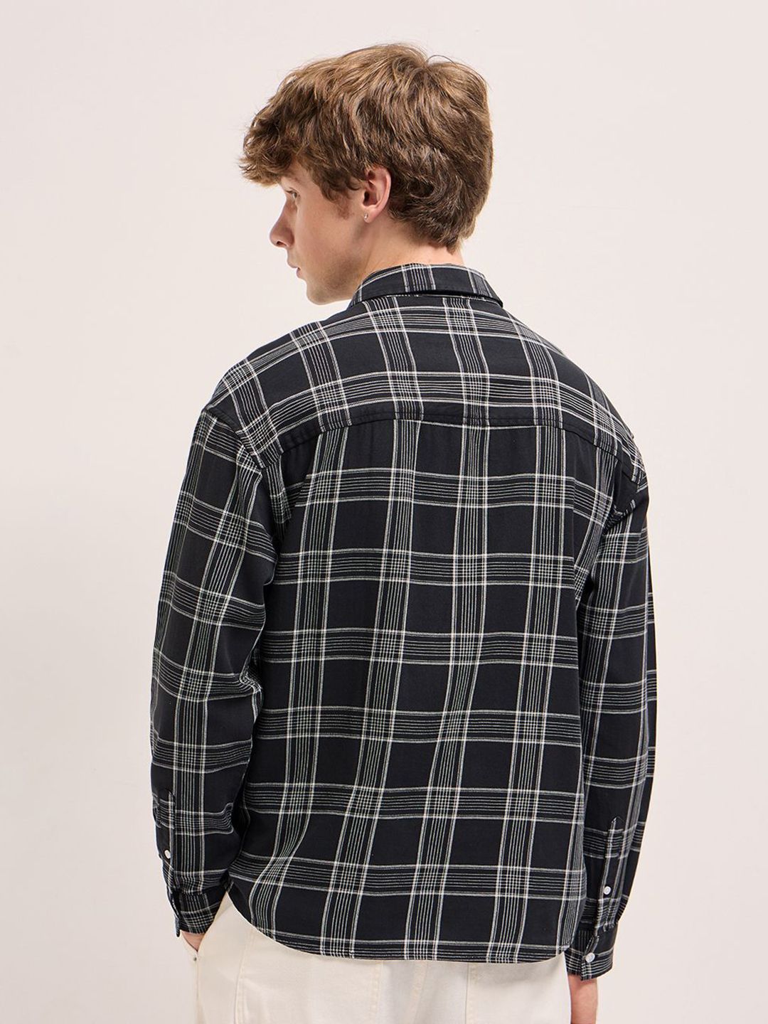 THE BEAR HOUSE Men Opaque Checked Casual Shirt