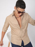 VASTRADO Men Classic Slim Fit Opaque Casual Shirt