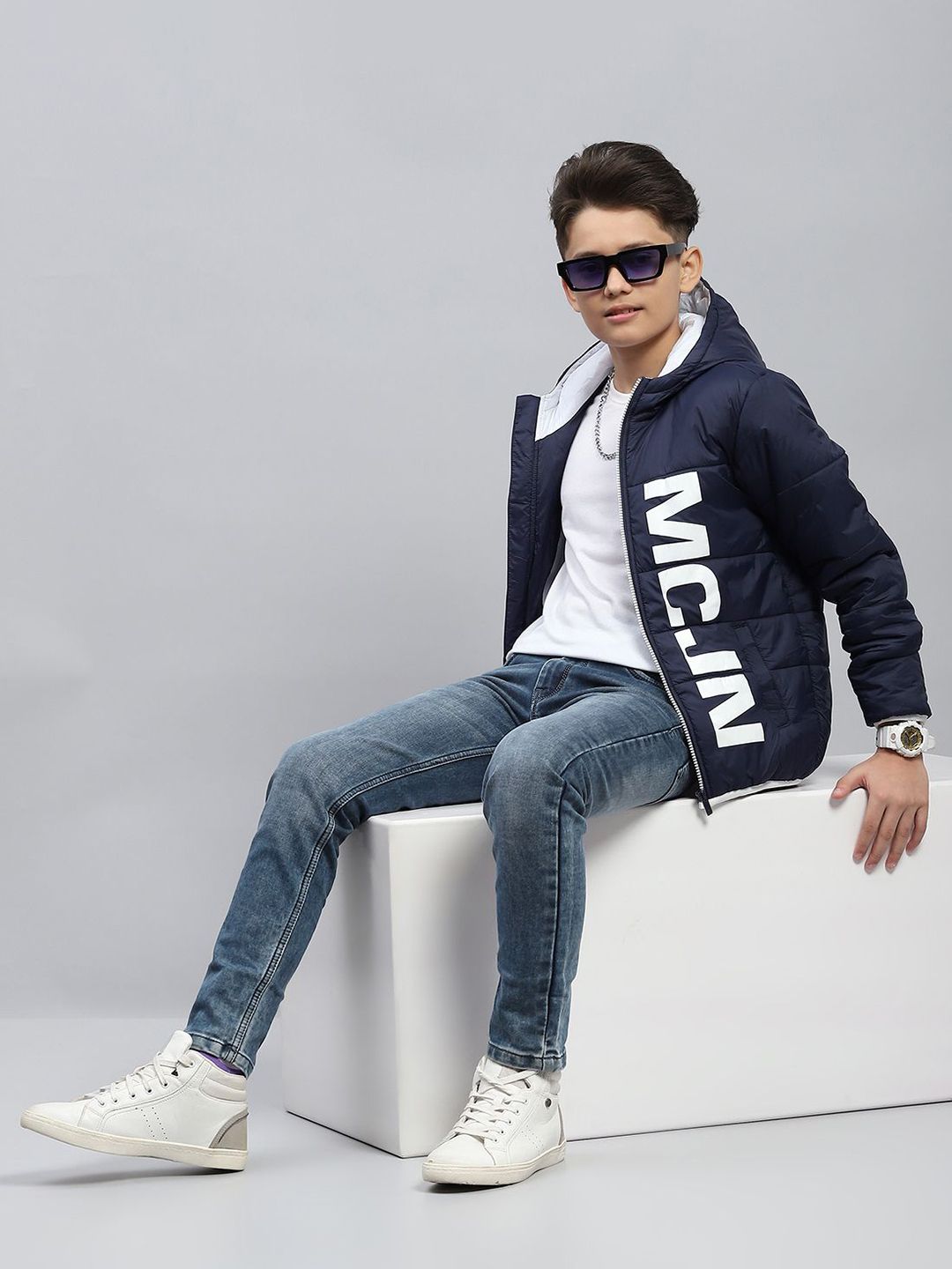 Monte Carlo Boys Nylon Puffer Jacket