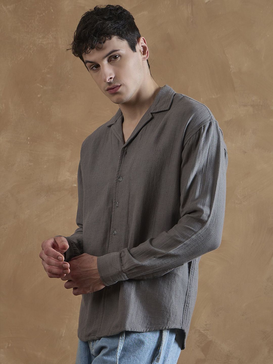DENNISON Double Gauge Oversized Shirt