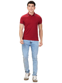 Being Human Men Polo Collar Slim Fit T-shirt