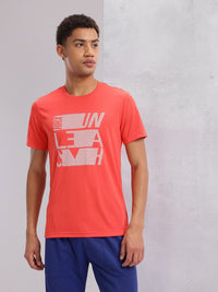 HRX by Hrithik Roshan Men Typography Printed Rapid-Dry Training T-shirt