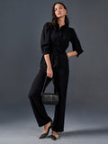 AND Shirt Collar Cuffed Sleeves Shirt & Trouser