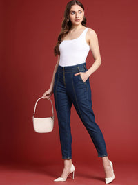 all about you Women No Fade Zip Fly Stretchable Jeans