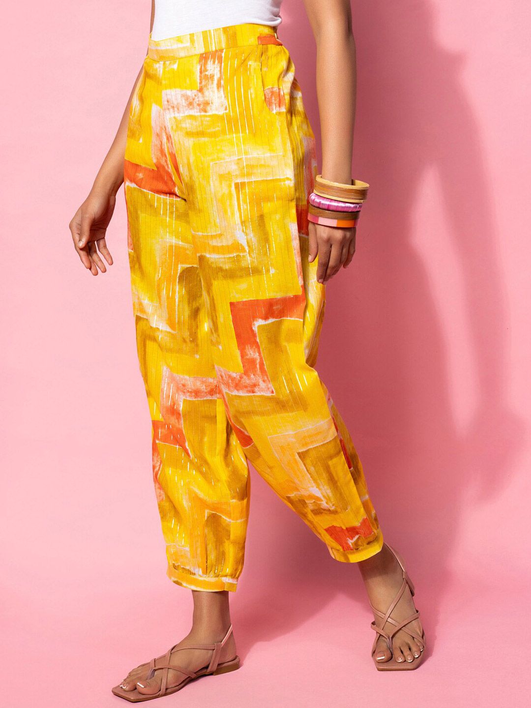 Libas Printed Pure Cotton Kurta with Salwar