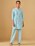 Global Desi Printed Shirt With Trousers
