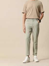 Mr Bowerbird Men Tapered Fit Stretchable Cropped Jeans