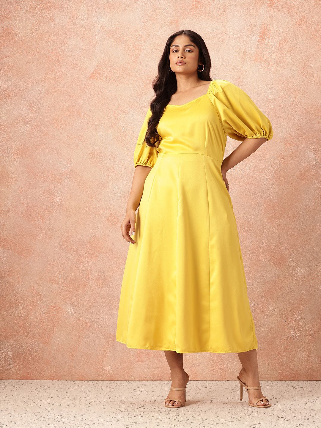 all about you Plus Size Fit & Flare Maxi Dress