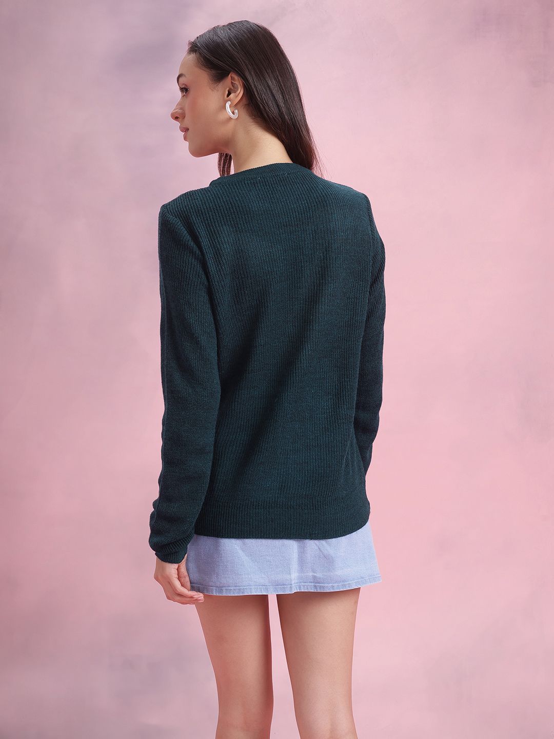 DressBerry Floral Embroidered Pullover