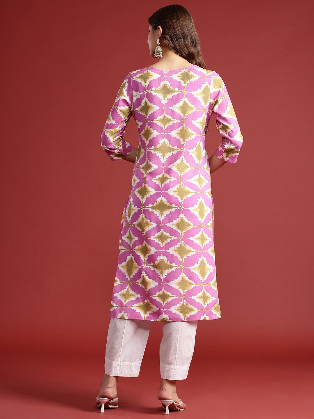 Anouk Geometric Printed Kurta