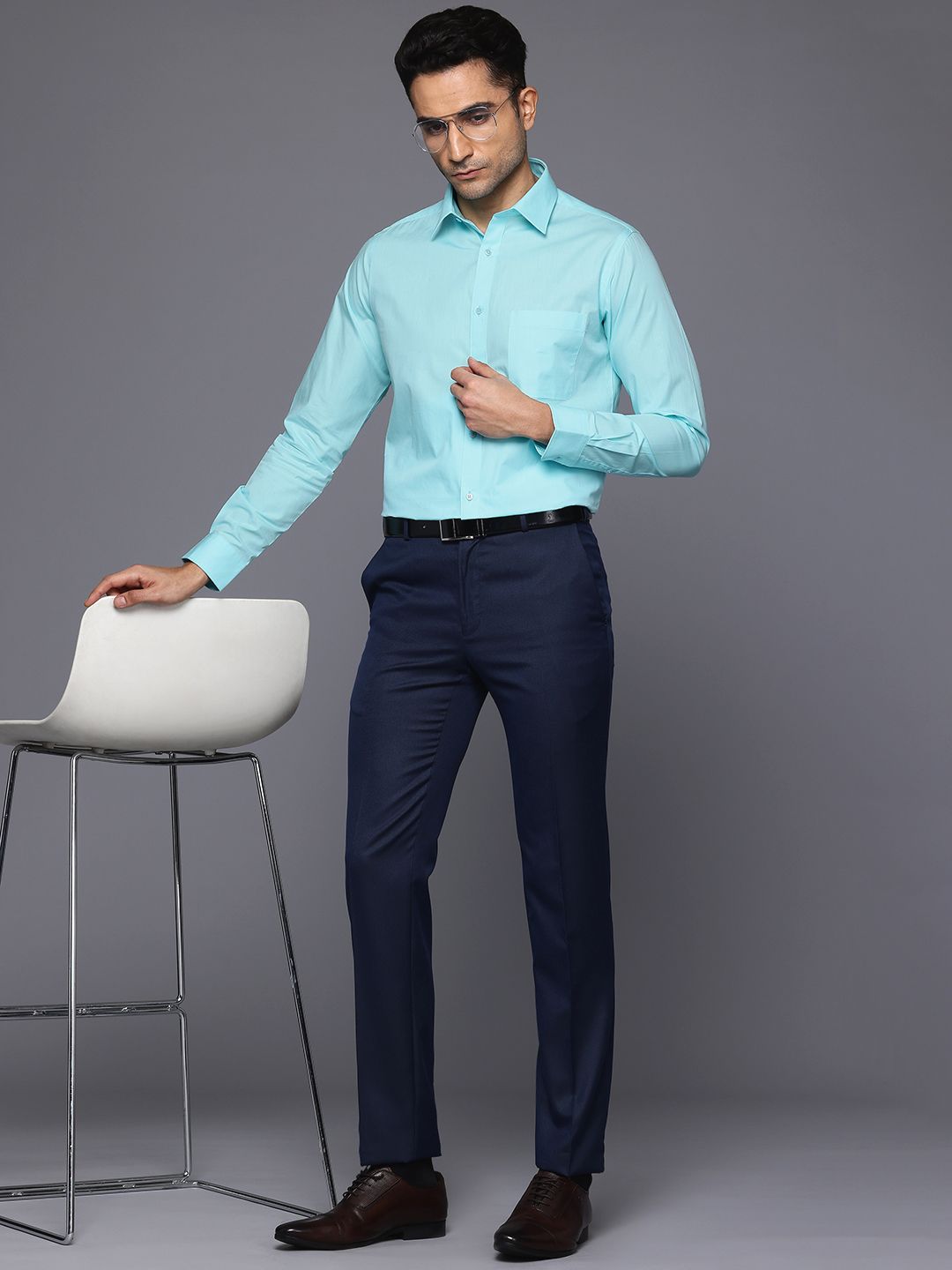 Raymond Pure Cotton Slim Fit Formal Shirt