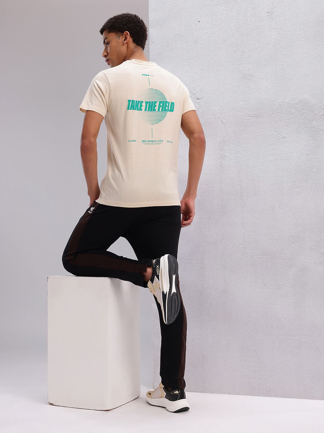 HRX by Hrithik Roshan Typography Printed Lifestyle T-shirt