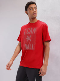 HRX by Hrithik Roshan Men Typography Printed Training T-shirt