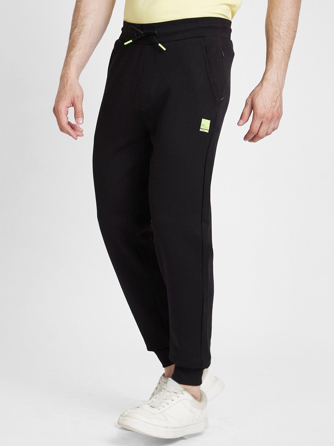 SPYKAR Men Mid-Rise Cotton Joggers