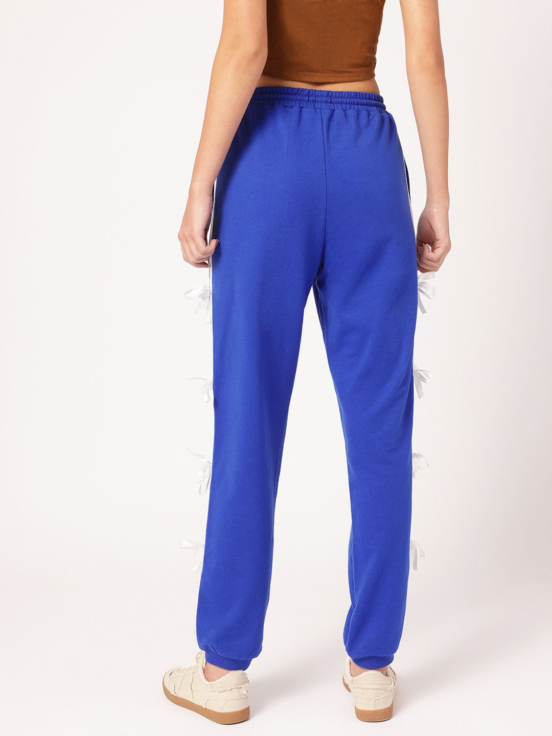 DressBerry Women Nomadic Knits Bow Trims Joggers