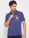 Being Human Typography Printed Polo Collar T-shirt
