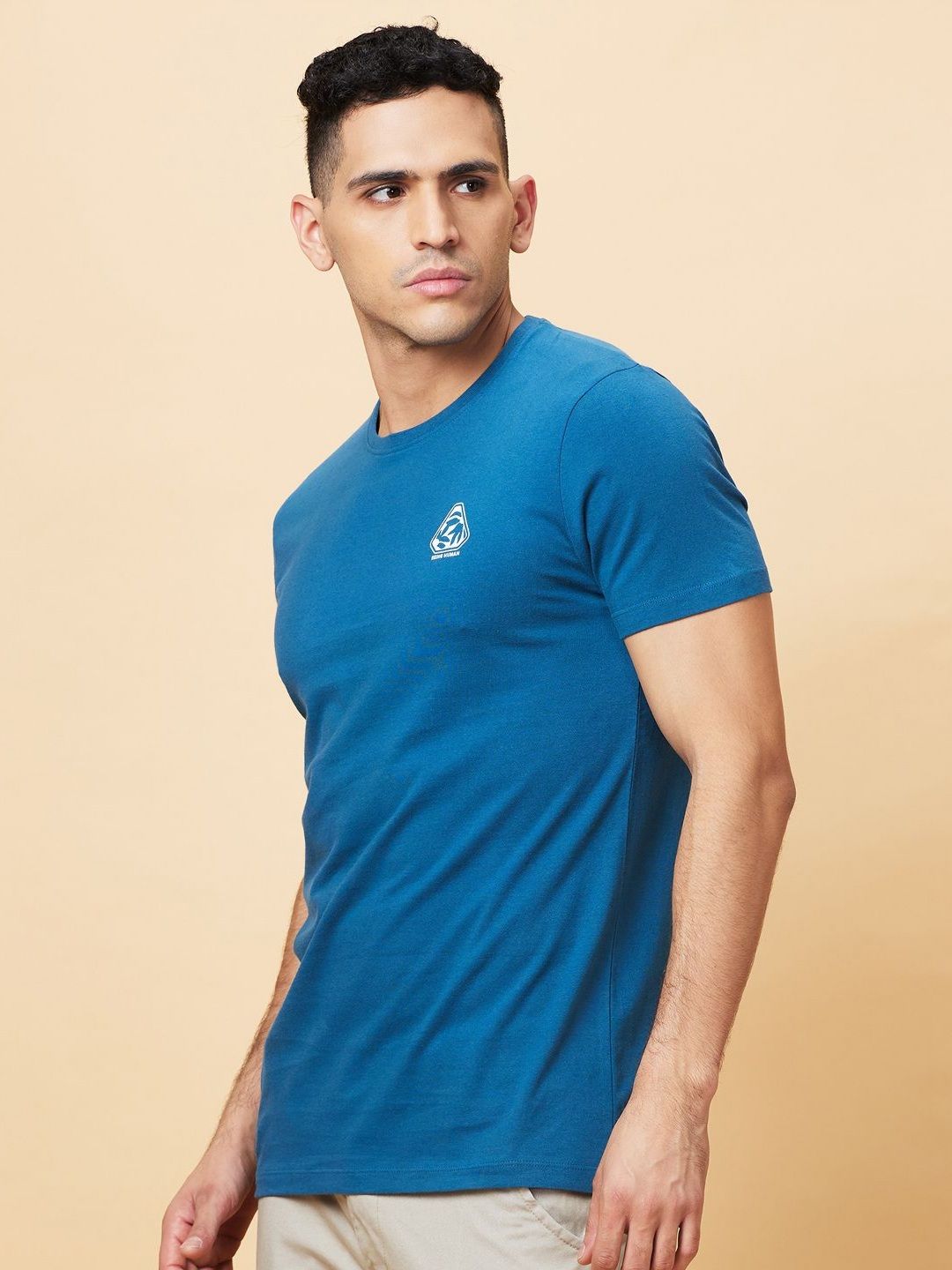 Being Human Men Applique T-shirt