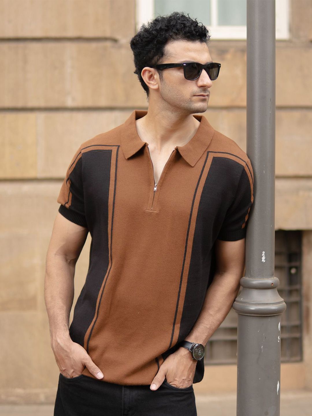 Powerlook Men Polo Collar T-shirt