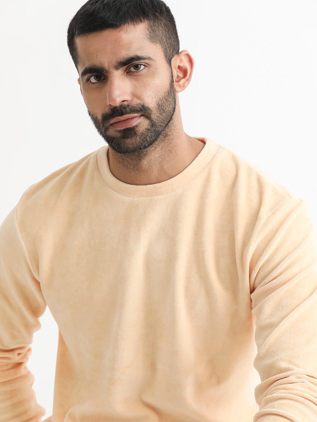 RARE RABBIT Men Dube Round Neck Sweatshirt