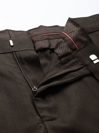 Park Avenue Men Textured Formal Trousers
