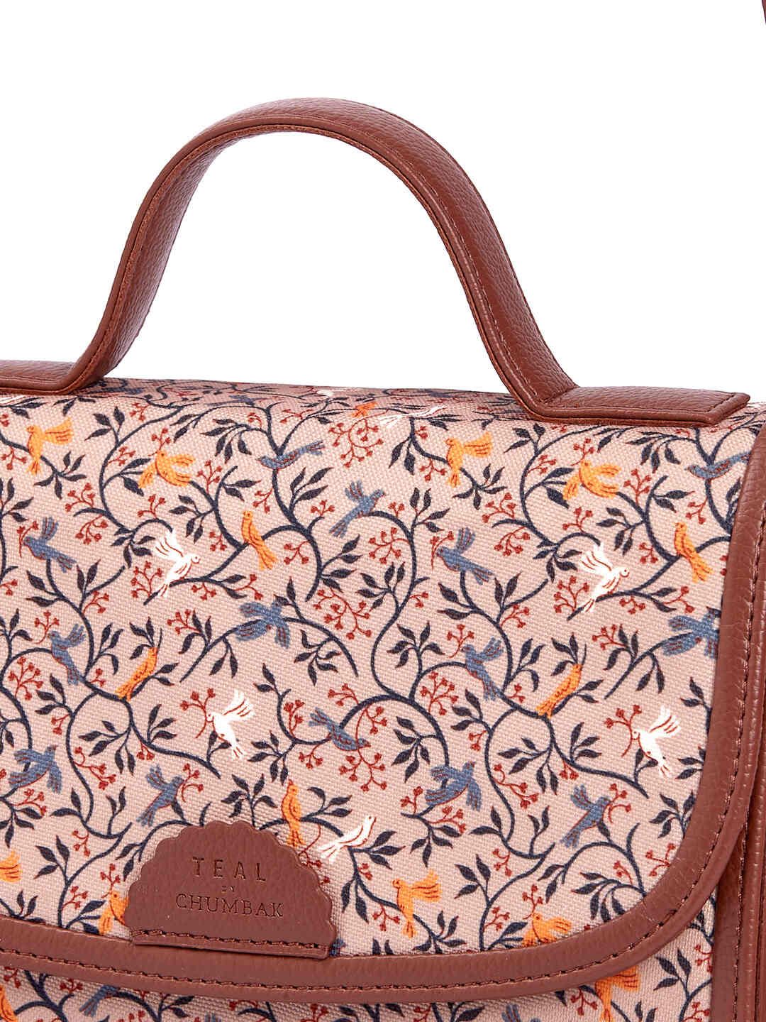 TEAL BY CHUMBAK Printed Sling Bag