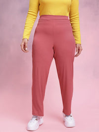 DressBerry Women Plus Size Rib Knit Trousers