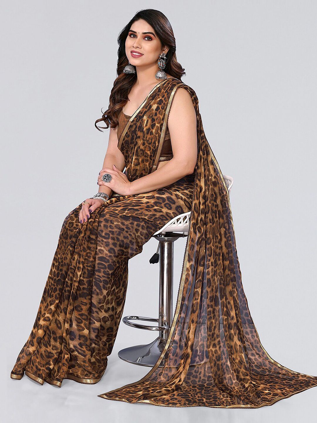 KALINI Animal Printed Saree