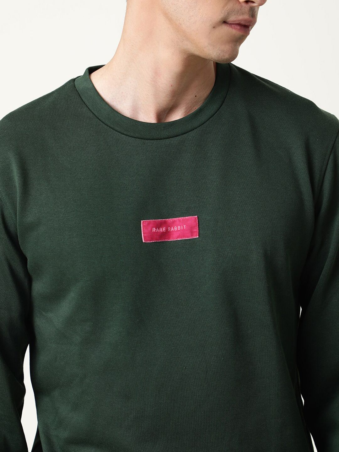 RARE RABBIT Men Velveto Sweatshirt