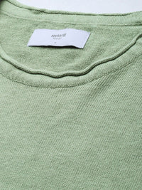 SPYKAR Pure Cotton Solid Round Neck Pullover Sweaters