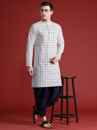 Anouk Striped Pure Cotton Kurta with Dhoti Pants