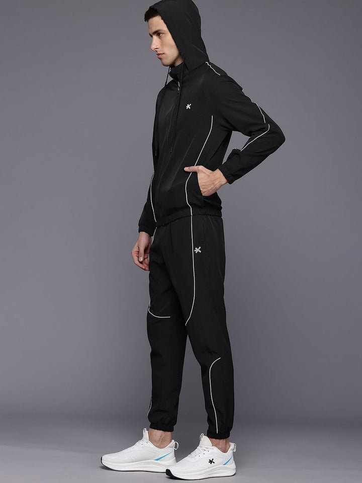 HRX by Hrithik Roshan Rapid-Dry Hooded Training Tracksuit