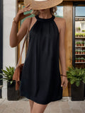 DressBerry Halter Neck A-Line Dress
