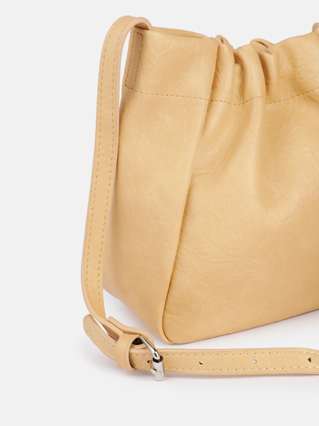 DressBerry Textured Sling Bag with Pouch