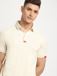 THE BEAR HOUSE Polo Collar Short Sleeves Slim Fit T-shirt