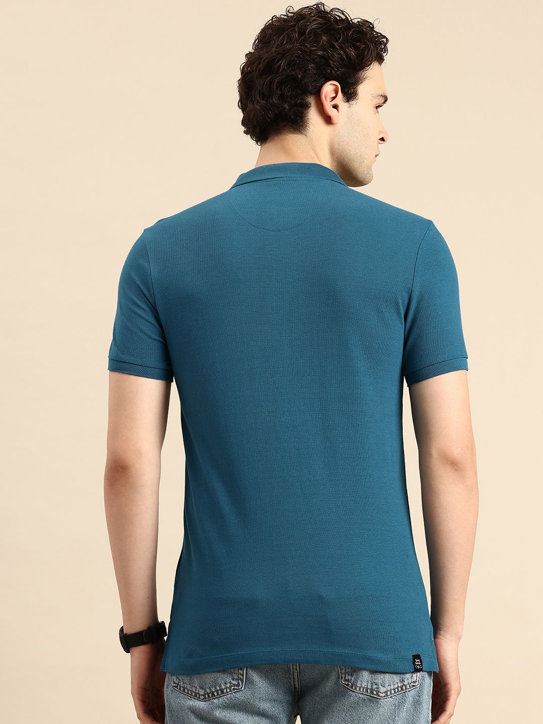 Being Human Pure Cotton Polo Collar Casual T-shirt