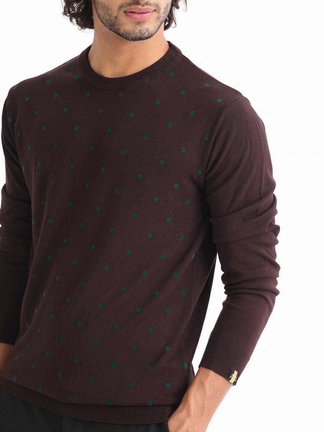 RARE RABBIT Geometric Printed Pullover Sweaters