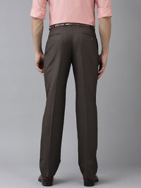 Park Avenue Men Checked Formal Trousers