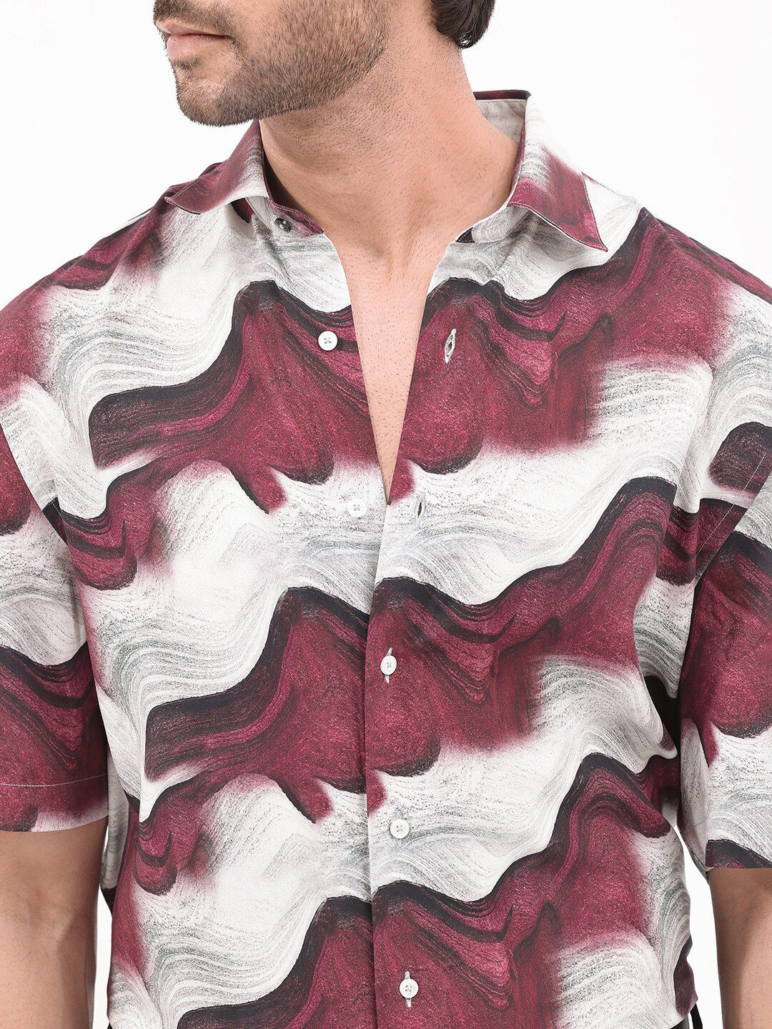 RARE RABBIT Men Tijon Regular Fit Floral Opaque Printed Shirt