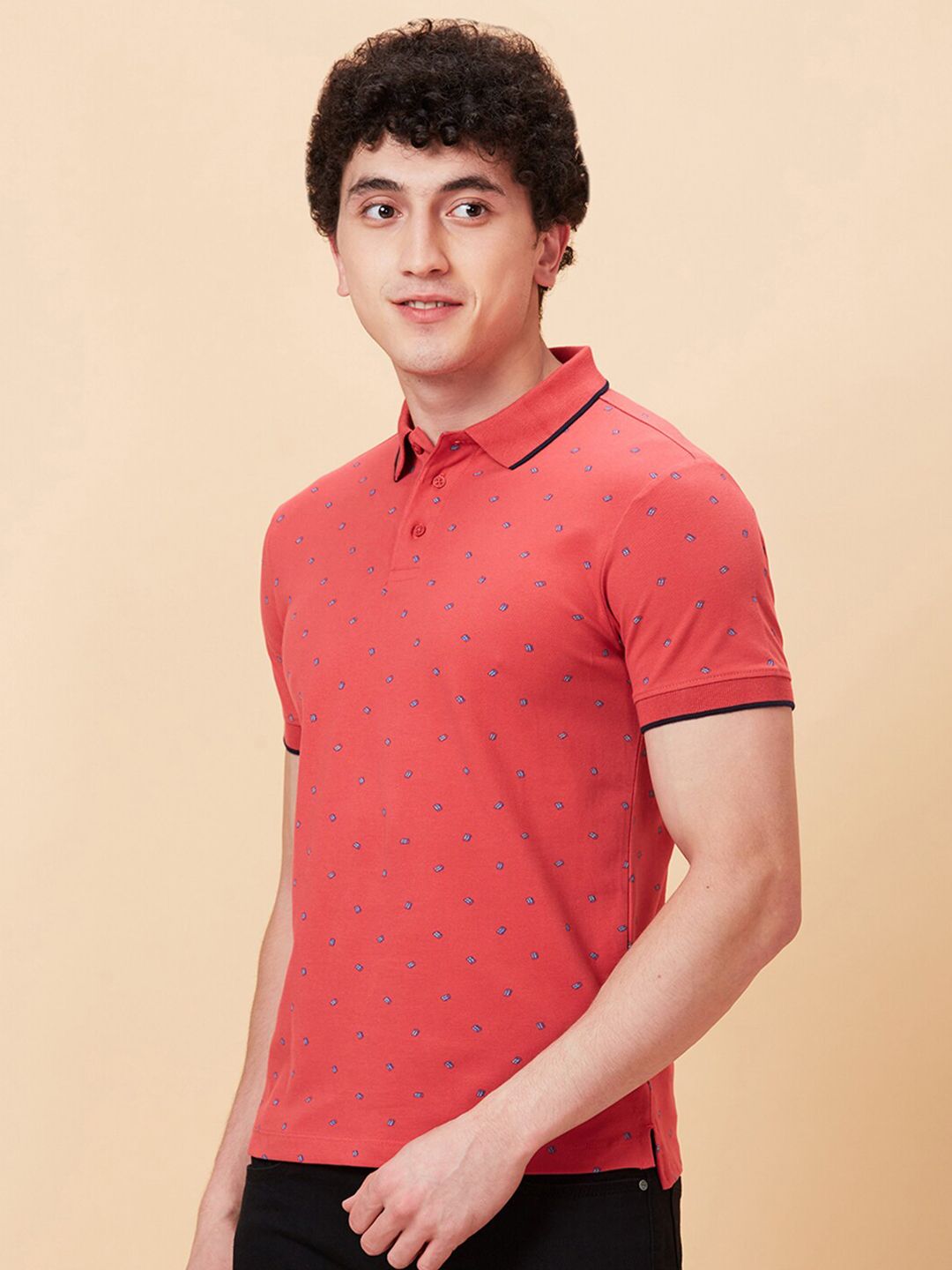 Being Human Polo Collar Short Sleeves T-shirt