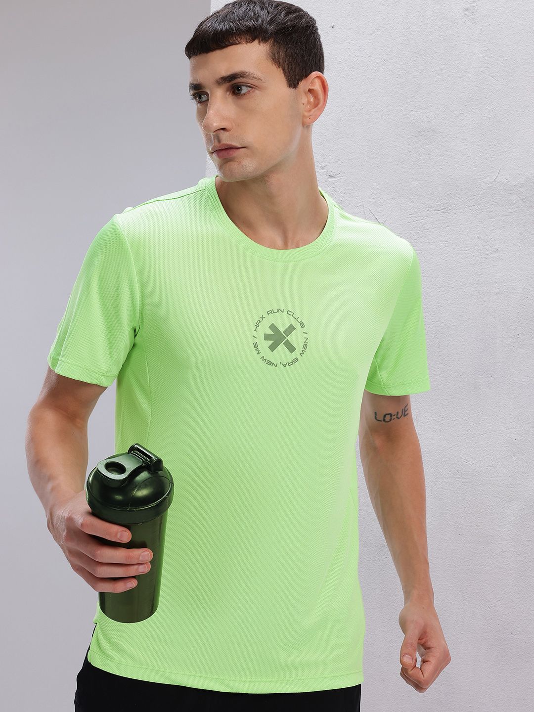 HRX by Hrithik Roshan Brand Logo Print Running T-shirt