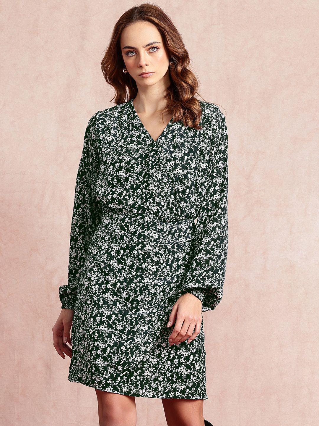 all about you Floral Print Bodycon Mini Dress