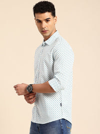 Being Human Pure Cotton Slim Fit Floral  Printed Casual Shirt