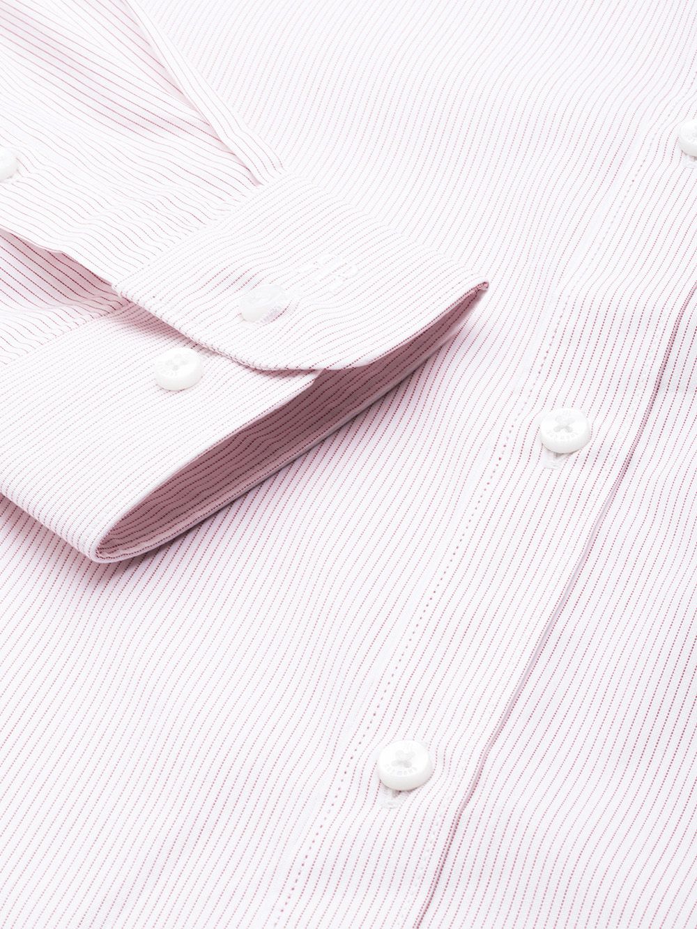 Raymond Men White Striped Pure Cotton Slim Fit Casual Shirt