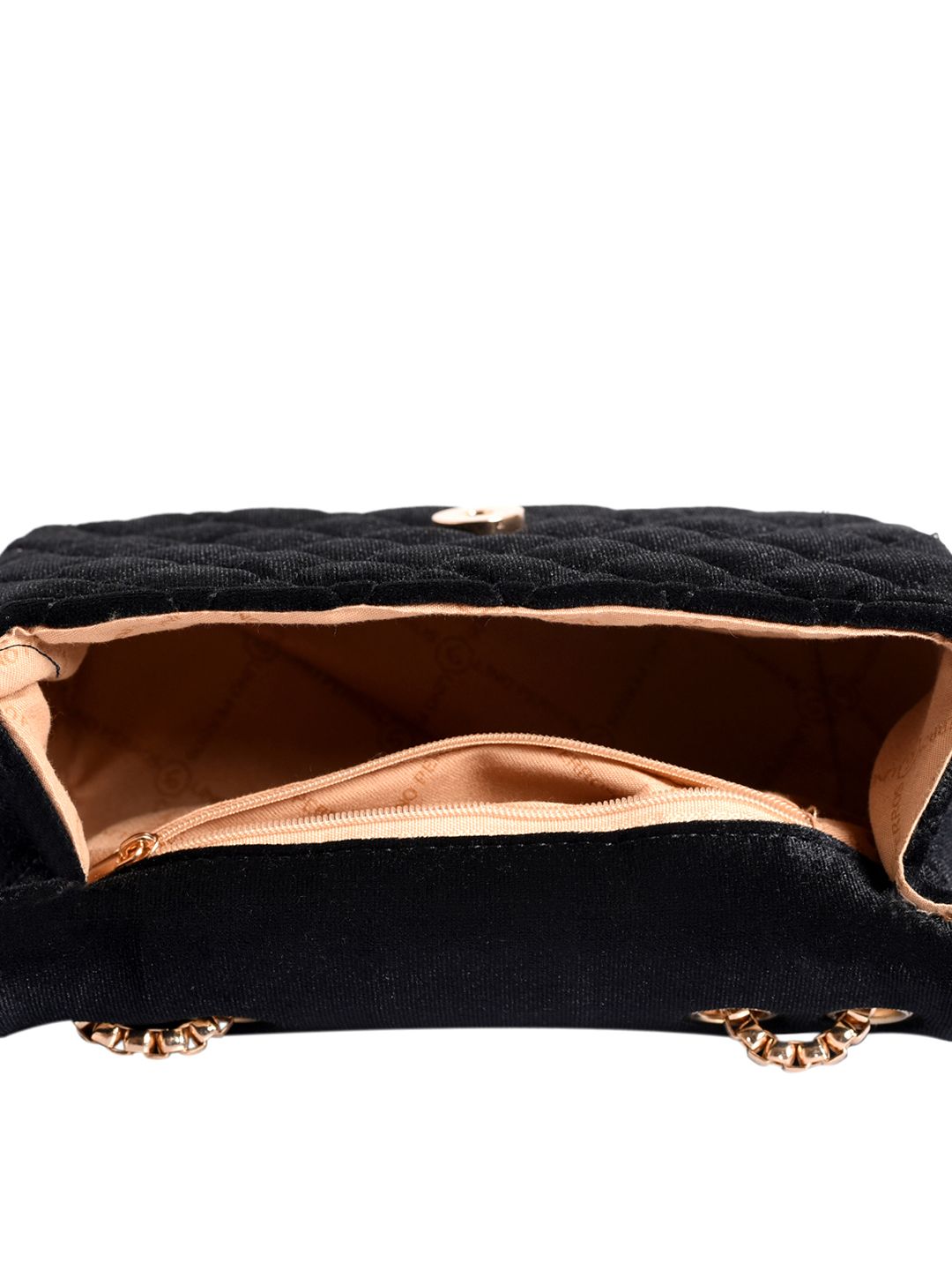 Lino Perros Black Solid Shoulder Bag