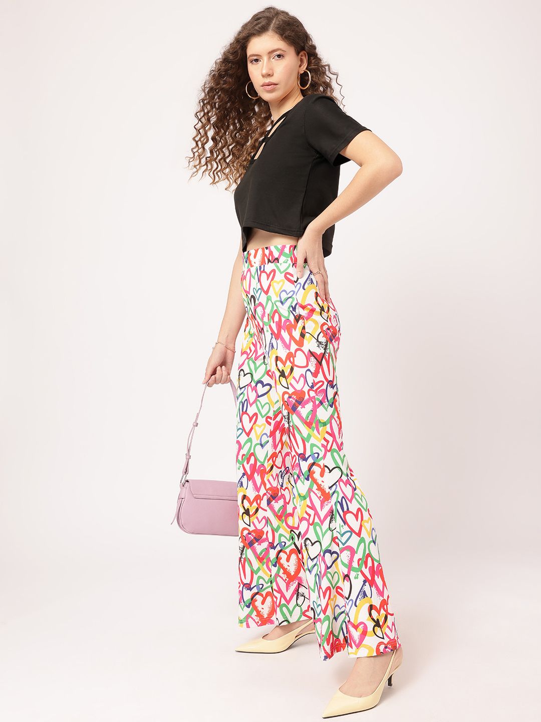 DressBerry City Chic Criss-Cross Cut-Out Crop Top